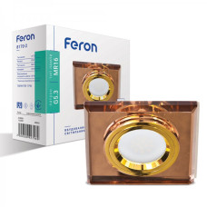 Встраиваемый светильник Feron 8170-2 коричневый золото