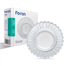 Встраиваемый светильник Feron 7301 с LED подсветкой