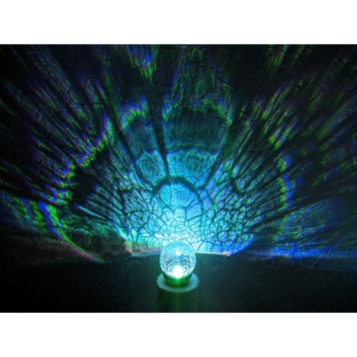 Грунтовий світильник на сонячній батареї Feron PL130 RGB IP67 хром