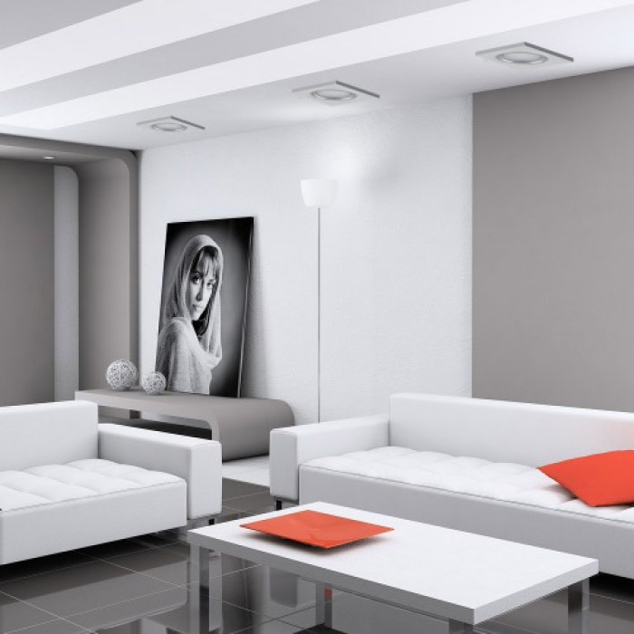 Встраиваемый светильник Feron CD8170 с LED подсветкой