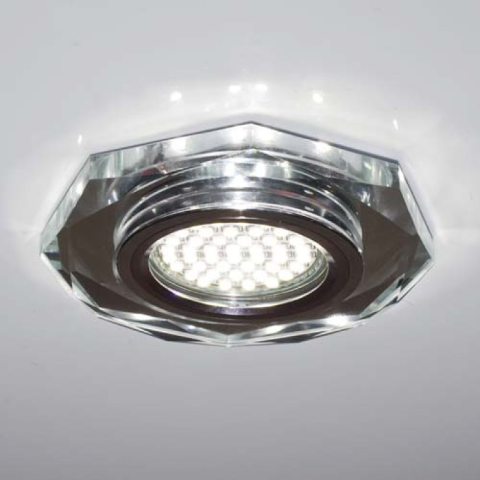 Вбудований світильник Feron 8020-2 з LED підсвічуванням