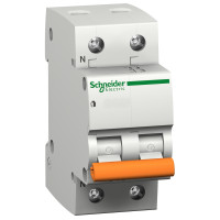 Автоматический выключатель Schneider Electric ВА63, 1П+Н, 10A, C (11212)