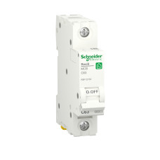 Автоматический выключатель Schneider Electric RESI9 63 А, 1P, С, 6кА (R9F12163)