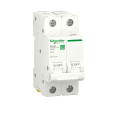 Автоматический выключатель Schneider Electric RESI9 10 А, 2P, С, 6кА (R9F12210)