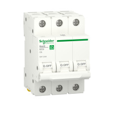 Автоматический выключатель Schneider Electric RESI9 6А, 3P, С, 6кА (R9F12306)