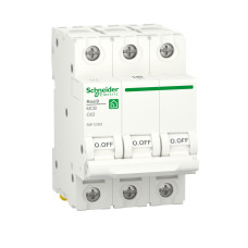 Автоматический выключатель Schneider Electric RESI9 63А, 3P, С, 6кА (R9F12363)