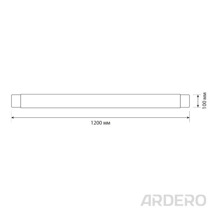 Светодиодный светильник Ardero AL5020 100Вт 4000K призма