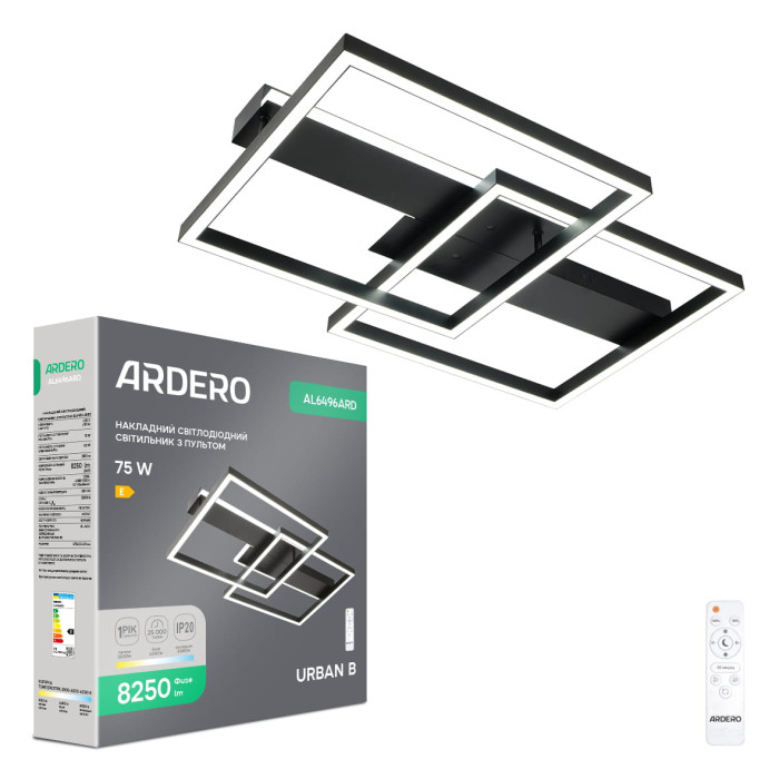 Светодиодный светильник Ardero AL6496ARD URBAN B 75Вт черный