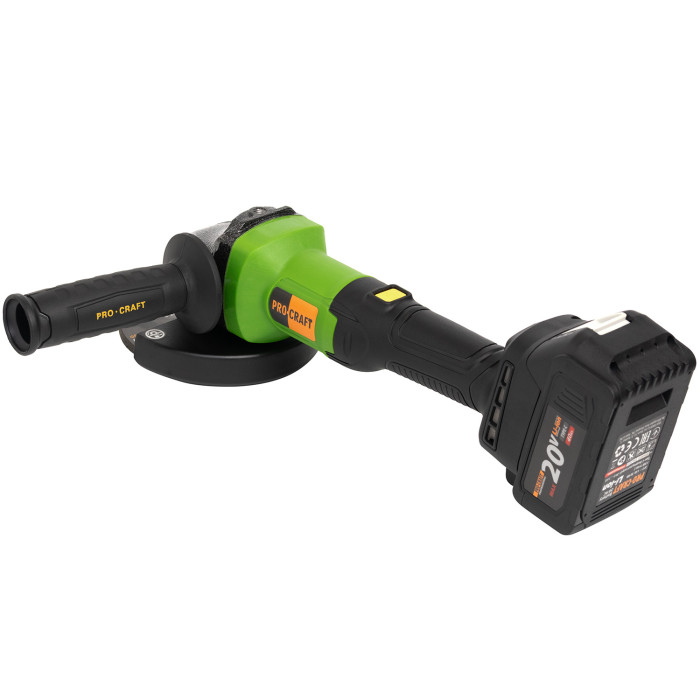 Аккумуляторная болгарка Procraft PGA20 (1 акб Type-C)