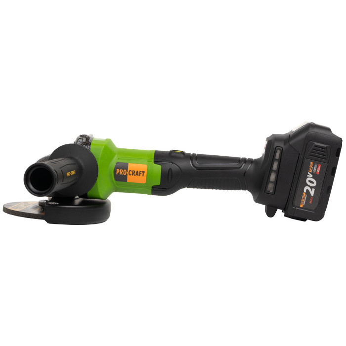 Аккумуляторная болгарка Procraft PGA20 (1 акб Type-C)