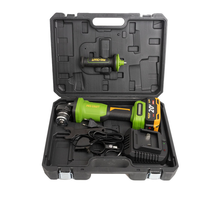 Аккумуляторная болгарка Procraft PWA220 (1 акб 4 Ач)