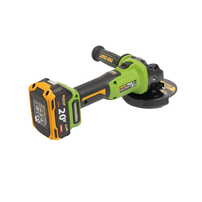 Аккумуляторная болгарка Procraft PWA220 (1 акб 4 Ач)