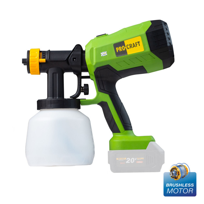 Акумуляторний фарбопульт Procraft PSE40 (без акб та зп)