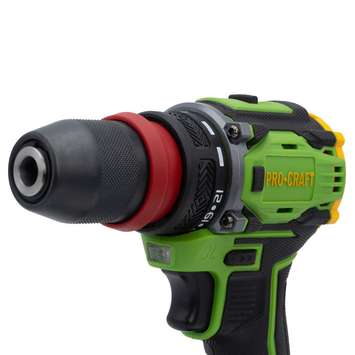 Шуруповерт Procraft PA18Pro DFR (з 1 АКБ 1.5Аг)