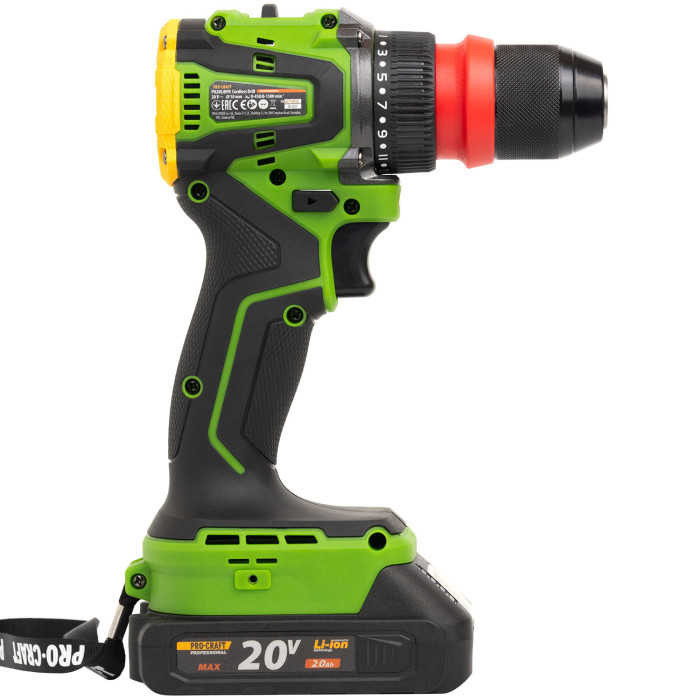 Шуруповерт Procraft PA20Li DFR (з 1 акб та зп)