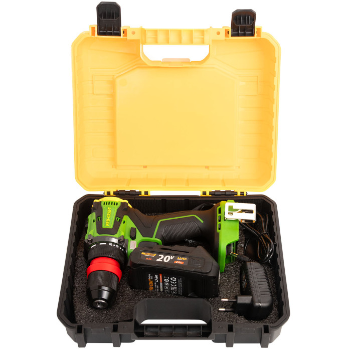 Шуруповерт Procraft PA20Li DFR (з 1 акб та зп)