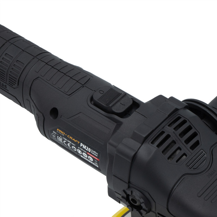 Аккумуляторная полировальная машина Procraft PM20 (без акб и зп)