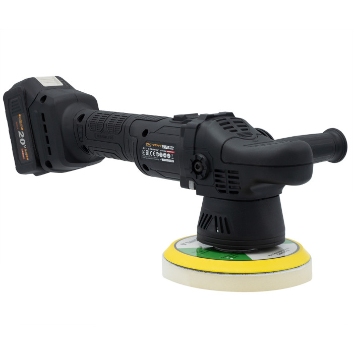Аккумуляторная полировальная машина Procraft PM20 (без акб и зп)