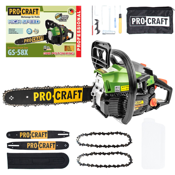 Бензопила Procraft GS-58X