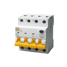 Автомат диференційного захисту SB-R9NE 4P C 25A 30мА тип AC 6кА UEC