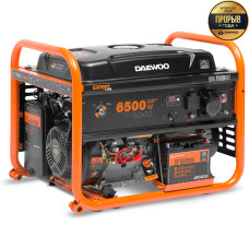 Генератор бензиновий/газ Daewoo Power GDA7500DFE 6,5кВт 220В