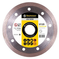 Круг алмазный отрезной 1A1R 125х1,4х8х22,23 Baumesser Universal (91315129010)