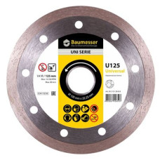 Круг алмазный отрезной 1A1R 125х1,4х8х22,23 Baumesser Universal (91315129010)