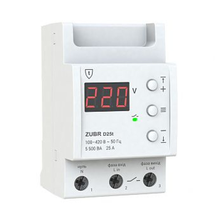 Реле напряжения ZUBR D25t Реле напряжения ZUBR D25t