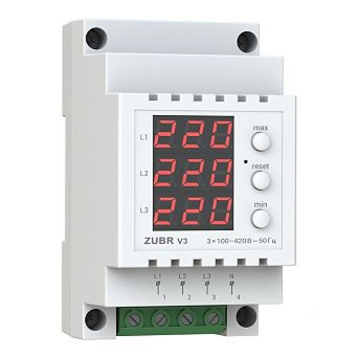 Трифазний вольтметр ZUBR V3 Трифазний вольтметр ZUBR V3