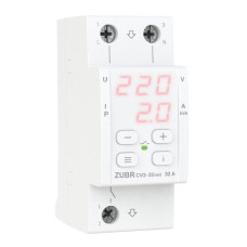 Реле напруги з контролем струму ZUBR CV2-32 red