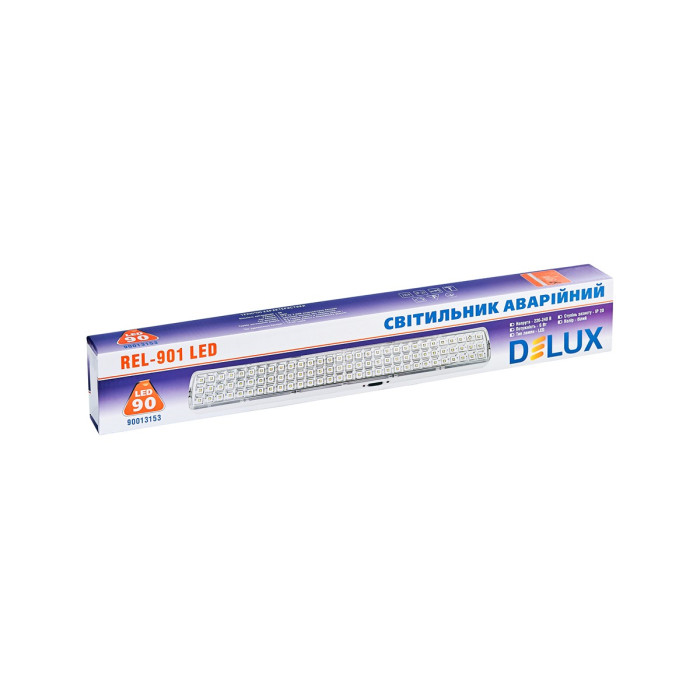 Аварийный светильник с аккумулятором DELUX REL-901 6W 90LED