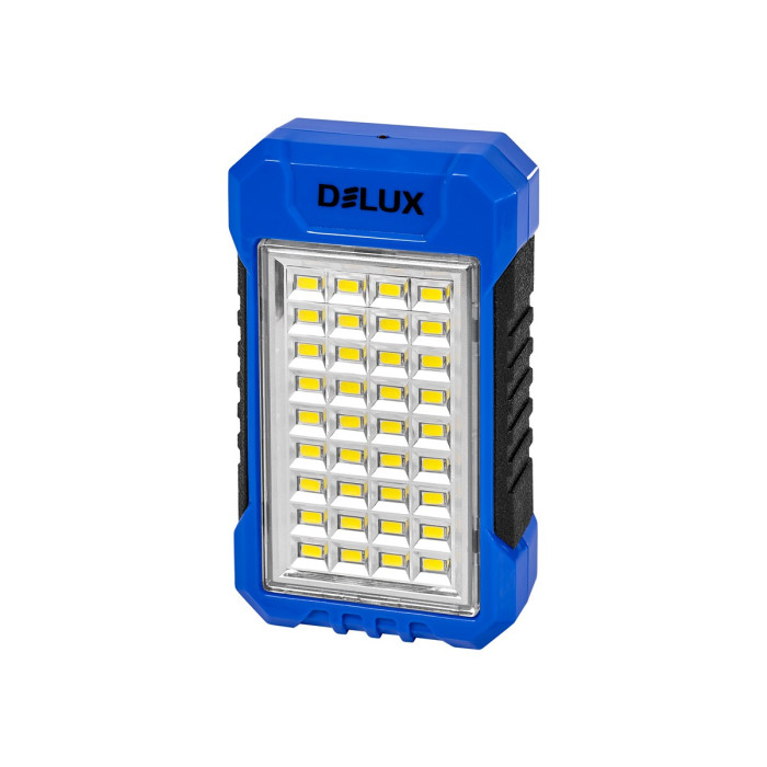 Аварийный светильник с аккумулятором DELUX REL-101 USB 4W 220lm 6500K 36LED