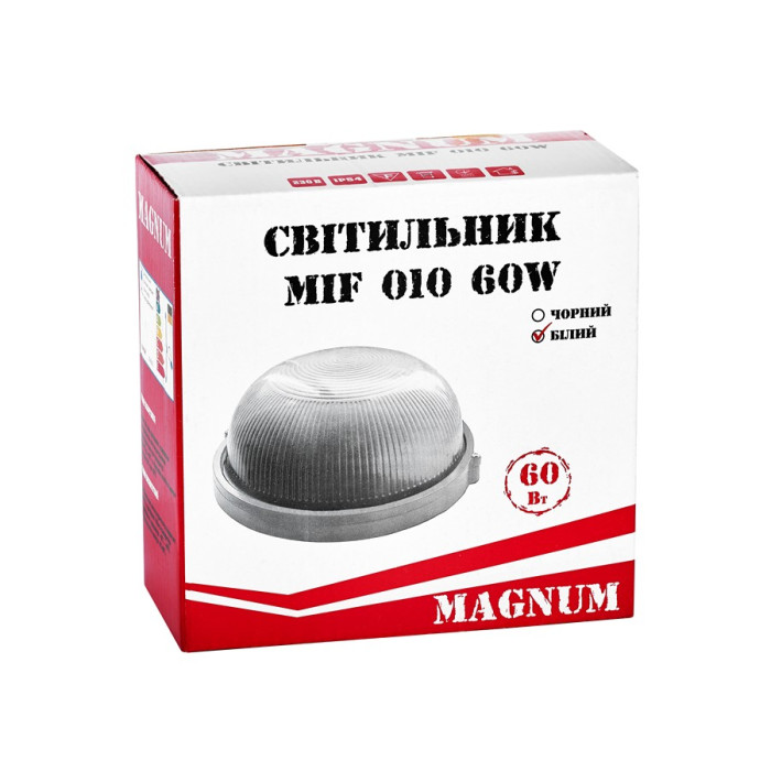 Светильник настенно-потолочный MAGNUM MIF 010 60W E27 белый