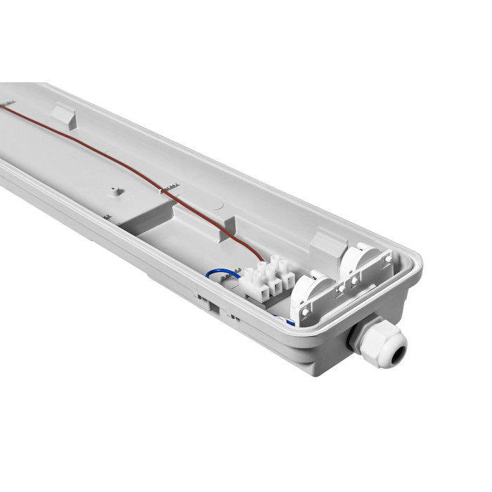 Світильник лінійний PC7 LED SLIM (2*1200мм) IP65 G13 без ламп
