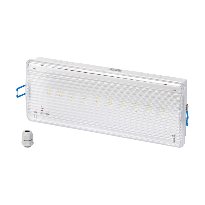 Аварийный светильник с аккумулятором DELUX REL-201 2W 180lm 6500K 10LED