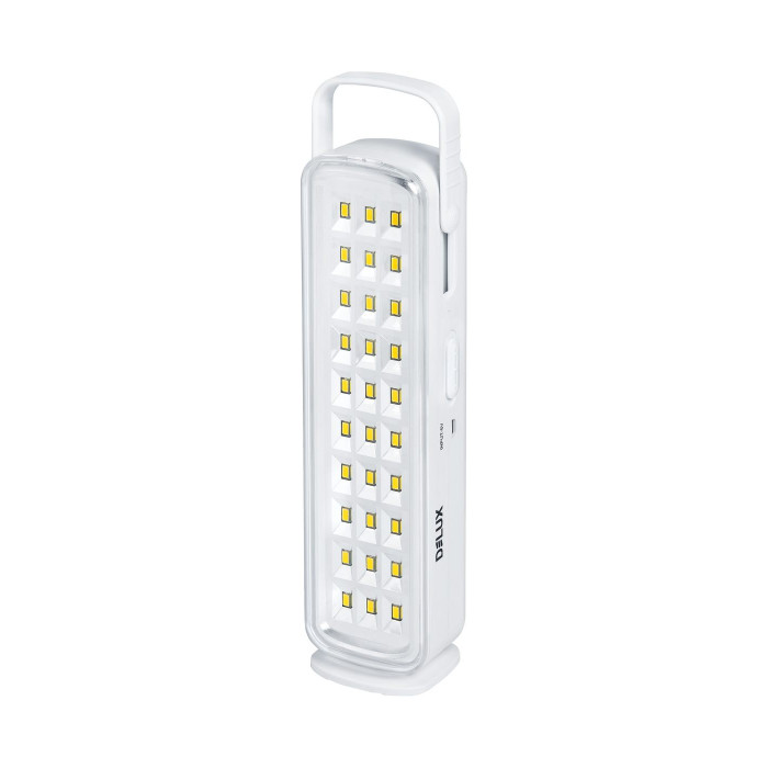 Аварийный светильник с аккумулятором DELUX REL-105 5.5W 550lm 6500K USB 5V 30LED