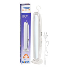 Аварійний світильник з акумулятором DELUX REL-108 3W 270lm 6500K 30LED