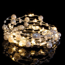 Гірлянда з перлами, на батарейках, 2 м, 20 LED ZABI-4