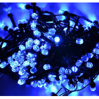 Гирлянда кристалл 200 LED черный шнур, синяя (RV-95-Z-51)