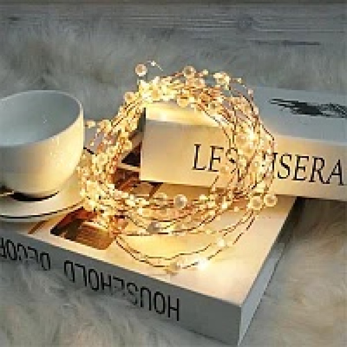 Гірлянда з перлами, на батарейках, 2 м, 20 LED ZABI-4