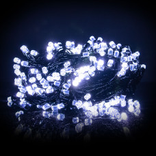 Гирлянда кристалл 500 LED черный шнур, белый свет (Z-59)