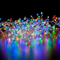 Гирлянда роса-мишура 3 м,150 Led +USB мультисвет