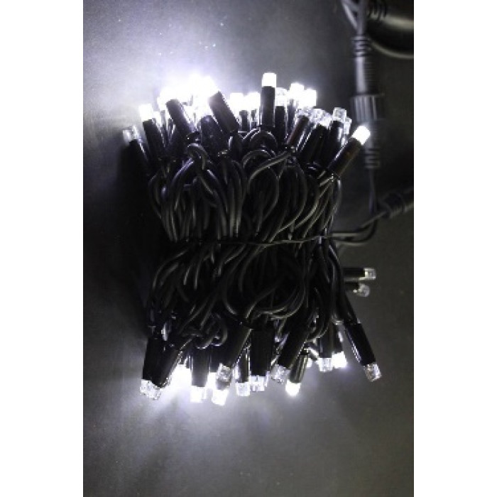 Гирлянда уличная, нить, 10 м, 100 LED, белый свет (rv-367w)