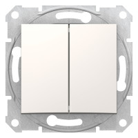 SE Выключатель 2кл слоновая кость SDN0300123