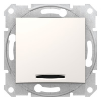 SE Выключатель 1кл с индикацией слоновая кость SDN0400323