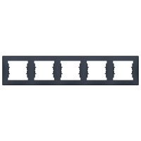 SE Рамка 5-а графит  SDN5800970