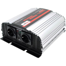 Інвертор Carspa-1200-242 (1200 Вт), 24/220V, approximated, 2Shuko, USB, клеми, BOX Q4