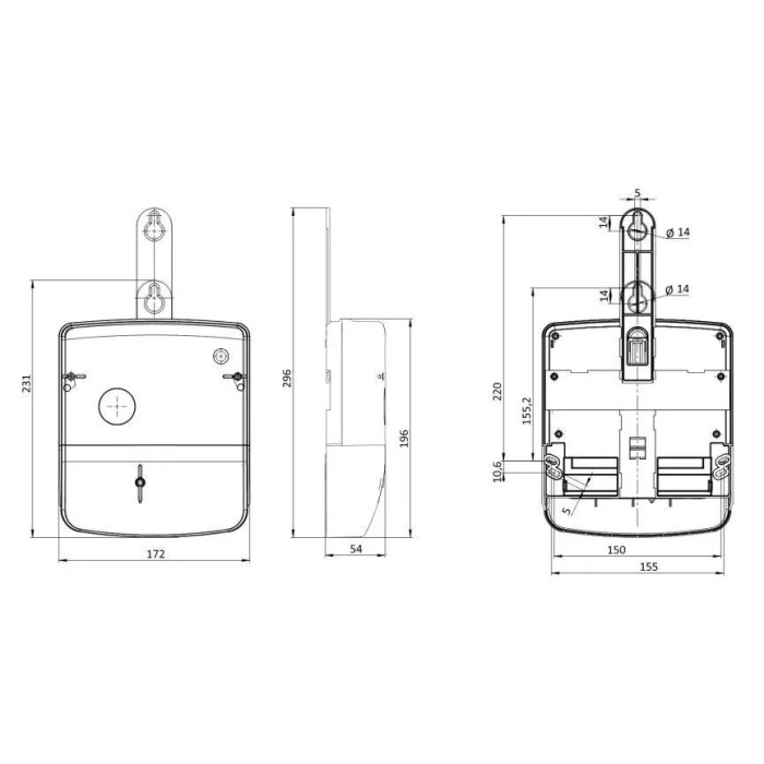 Счетчик NIK 2300 ART.2000.MC.11 380В 3ф (5-10А)