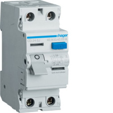Диференціальне реле HAGER 2р 40А 30мА 2М CD240J