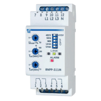 Реле напряжения, перекоса и последовательности фаз RNPP-311M